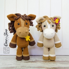 Haley the Horse amigurumi pattern by One and Two Company