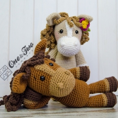 Haley the Horse amigurumi pattern by One and Two Company