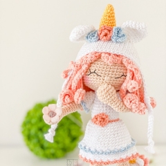 Iris the Unicorn Dolly  amigurumi by One and Two Company