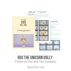 Iris the Unicorn Dolly  amigurumi pattern by One and Two Company