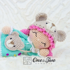 Joy the Teddy Bear Dolly amigurumi pattern by One and Two Company