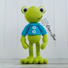 Kelly the Frog amigurumi by One and Two Company