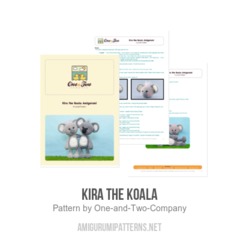 Kira the Koala amigurumi pattern by One and Two Company