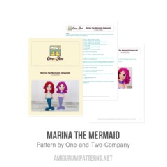 Marina the Mermaid amigurumi pattern by One and Two Company