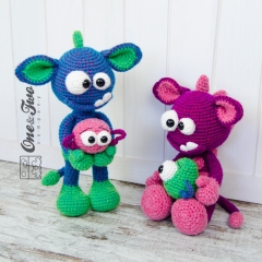 Mel the Monster and Friends amigurumi by One and Two Company