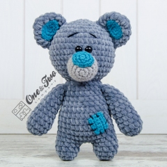 Patches the Little Teddy Bear  amigurumi by One and Two Company