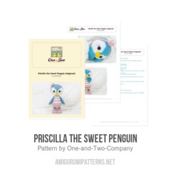 Priscilla the Sweet Penguin amigurumi pattern by One and Two Company