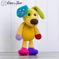 Scrappy the Happy Puppy amigurumi by One and Two Company