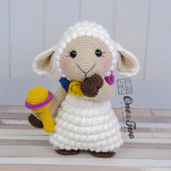Sophie the Little Sheep  amigurumi by One and Two Company