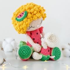 Summer the Watermelon Dolly amigurumi by One and Two Company