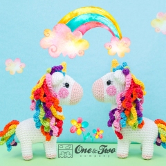Sunny the Unicorn - Quad Squad Series amigurumi pattern by One and Two Company