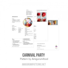 Carnival Party  amigurumi pattern by Amigurumifood