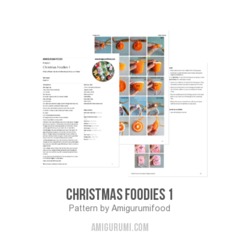 Christmas foodies 1 amigurumi pattern by Amigurumifood
