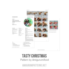 Tasty Christmas amigurumi pattern by Amigurumifood