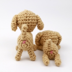 Palm-Sized Labrador Retriever Puppy amigurumi pattern by Emi Kanesada (Enna Design)