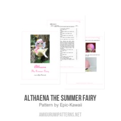Althaena the Summer Fairy amigurumi pattern by Epic Kawaii