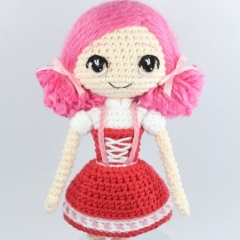 Little Red Riding Hood and Wolf Cub amigurumi by Epic Kawaii
