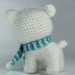 Peppermint the Polar Bear Cub amigurumi by Epic Kawaii