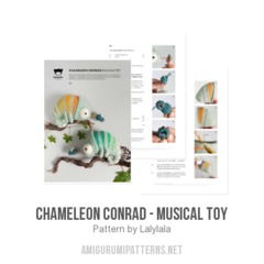 Chameleon Conrad - Musical Toy amigurumi pattern by Lalylala