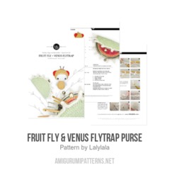 Fruit Fly & Venus Flytrap Purse amigurumi pattern by Lalylala