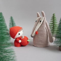 Little Red Riding Hood Matryoshka amigurumi by Lalylala
