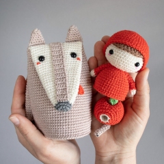 Little Red Riding Hood Matryoshka amigurumi pattern by Lalylala