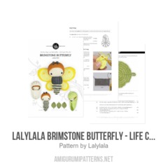 BRIMSTONE Butterfly - Life Cycle Playset amigurumi pattern by Lalylala