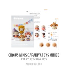 Circus Minis ('AradiyaToys Minis') amigurumi pattern by AradiyaToys
