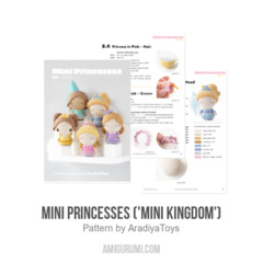 Mini Princesses ('Mini Kingdom') amigurumi pattern by AradiyaToys