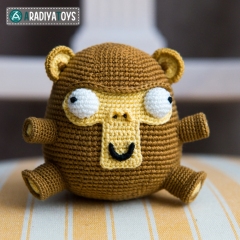 Monkey Elnino amigurumi pattern by AradiyaToys