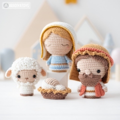 Nativity Minis ('AradiyaToys Minis') amigurumi by AradiyaToys