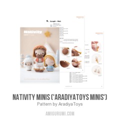 Nativity Minis ('AradiyaToys Minis') amigurumi pattern by AradiyaToys