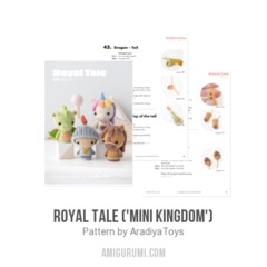 Royal Tale ('Mini Kingdom') amigurumi pattern by AradiyaToys