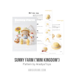 Sunny Farm ('Mini Kingdom') amigurumi pattern by AradiyaToys