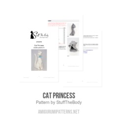 Cat Princess amigurumi pattern by StuffTheBody