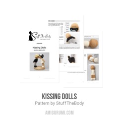 Kissing dolls amigurumi pattern by StuffTheBody