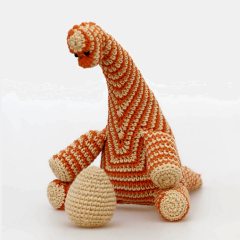 Philip The Striped Dinosaur amigurumi by StuffTheBody