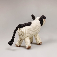 Polly The Cow amigurumi pattern by StuffTheBody