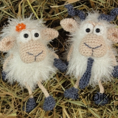 Baarney and Baarb the Sheep amigurumi by IlDikko