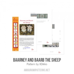 Baarney and Baarb the Sheep amigurumi pattern by IlDikko