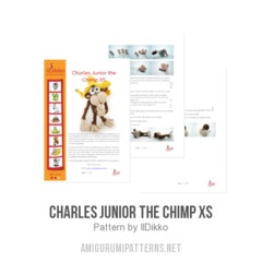 Charles Junior the Chimp XS amigurumi pattern by IlDikko
