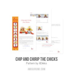 Chip and Chirip the Chicks amigurumi pattern by IlDikko