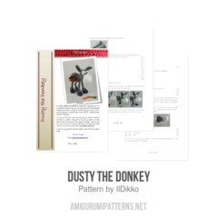 Dusty the Donkey amigurumi pattern by IlDikko