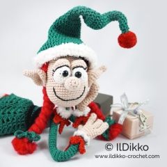 Elfrida the Christmas Elf amigurumi pattern by IlDikko