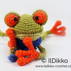 Freddie the Frog XS amigurumi by IlDikko