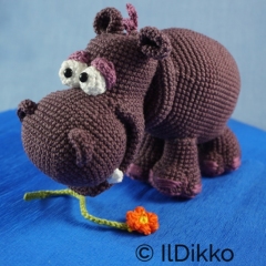 Hippolyte the Hippo amigurumi by IlDikko