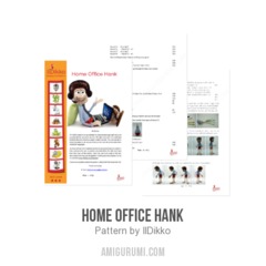 Home Office Hank amigurumi pattern by IlDikko