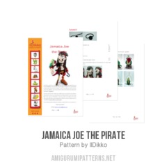 Jamaica Joe the Pirate amigurumi pattern by IlDikko