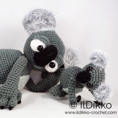 Kleo and Kloe the Koalas amigurumi by IlDikko