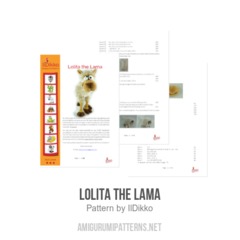 Lolita the Lama amigurumi pattern by IlDikko